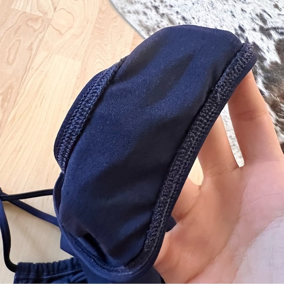 ATHLETA Navy High Neck Keyhole One Piece Scoop Back Swimsuit Size XXS‎ - Picture 8 of 9